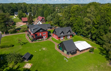 Ferienhof Spreewaldromantik Luftaufnahme